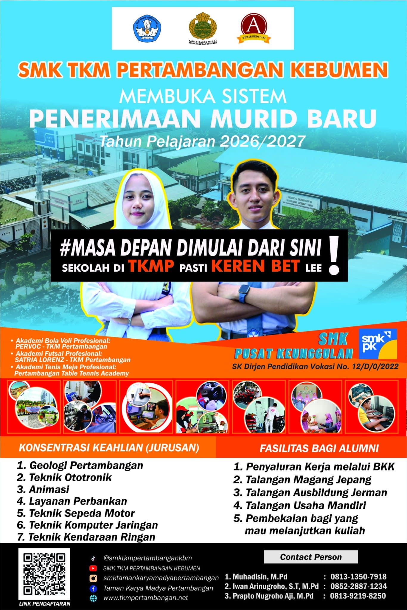 Brosur SPMB SMK TKM Pertambangan Kebumen 2026/2027